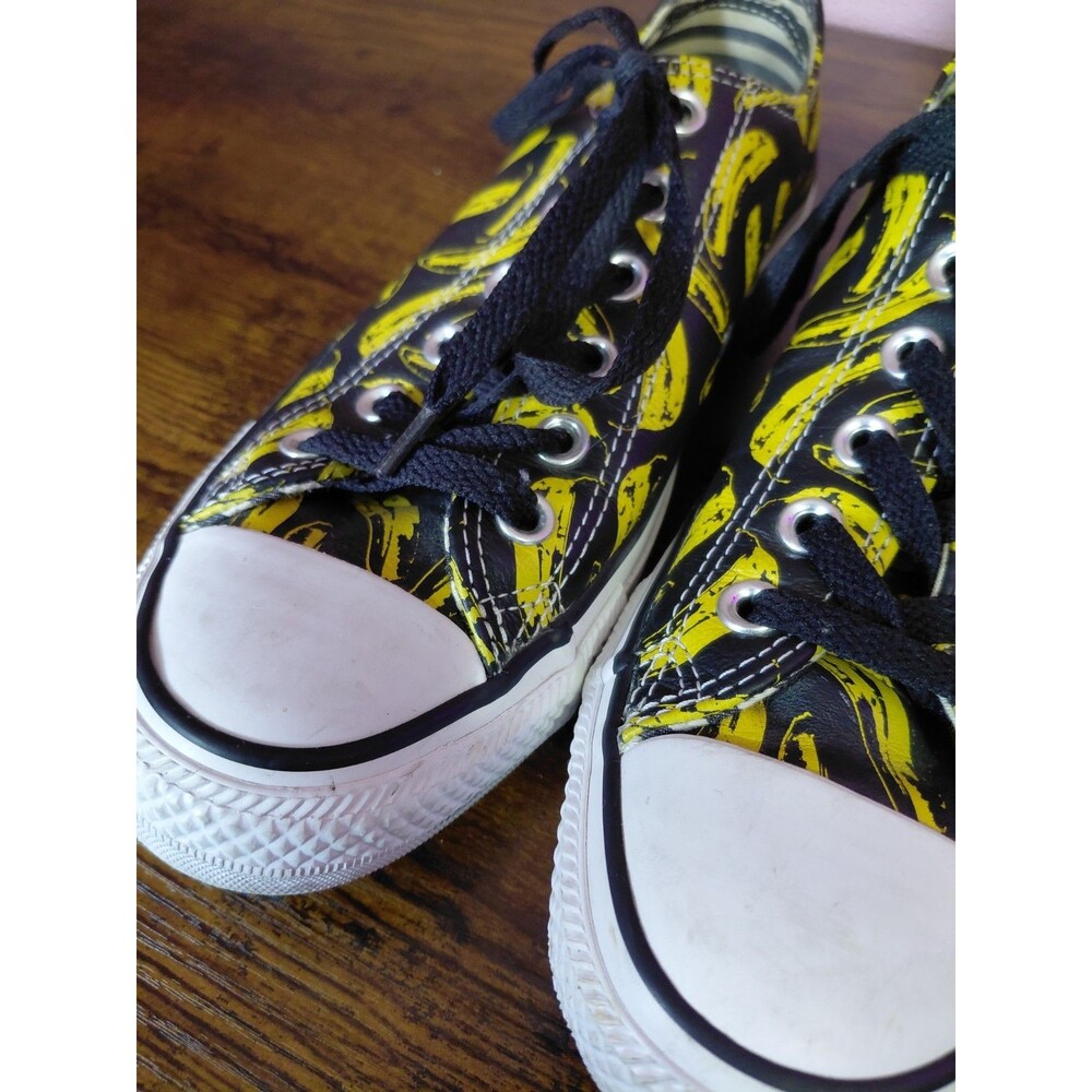 Converse x Andy Warhol Banana Print Low Top Sneakers Size W8/M6 RARE - Picture 10 of 12